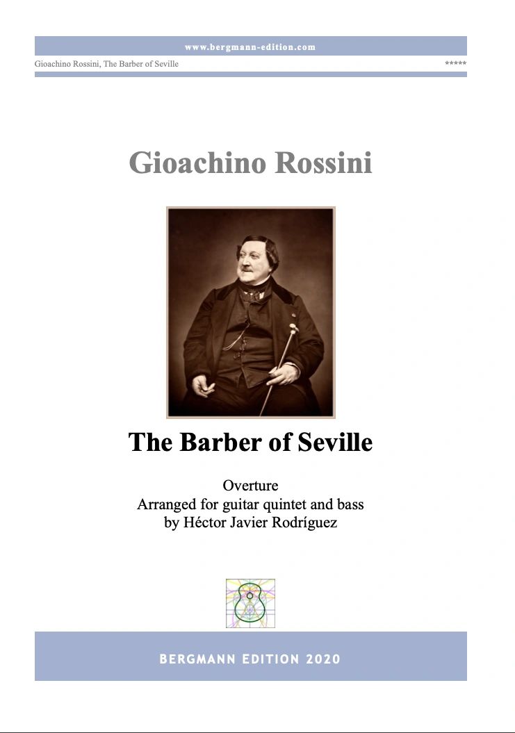 Capa da partitura The Barber of Seville