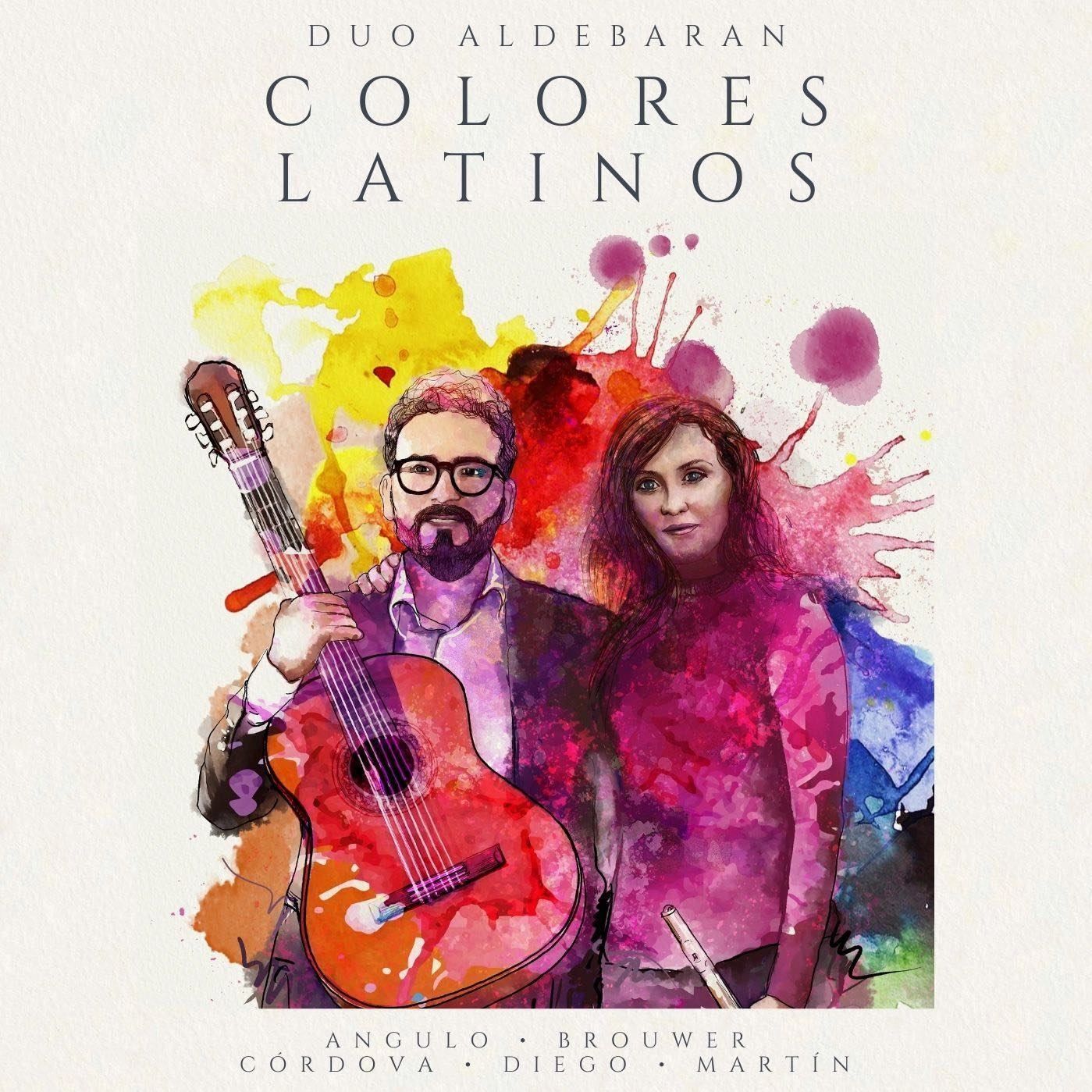 Portada del álbum Colores Latinos, Duo Aldebarán